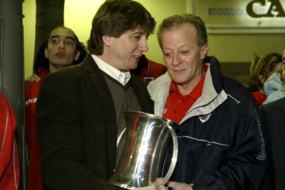 Celebración de la Copa del Rey lograda por el CMA Soria en 2008. HDS