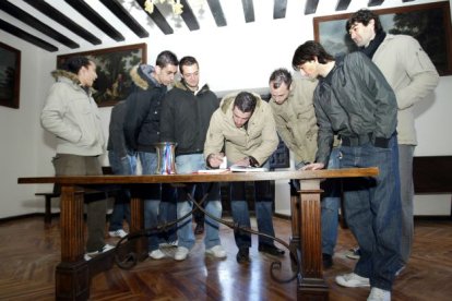 Celebración de la Copa del Rey lograda por el CMA Soria en 2008. HDS