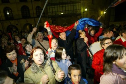 Celebración de la Copa del Rey lograda por el CMA Soria en 2008. HDS