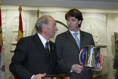 Celebración de la Copa del Rey lograda por el CMA Soria en 2008. HDS