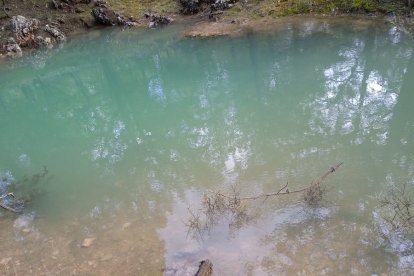 La Onseca, en Santa María de las Hoyas (Soria), vuelve a brotar gracias a las lluvias. HDS