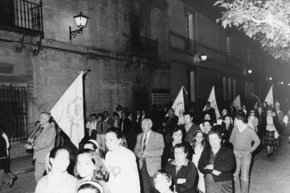 El Burgo de Osma 1986 . Adoración nocturna. V. MIRANDA 2