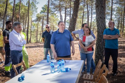 Demostración de resina en Tardelcuende.-GONZALO MONTESEGURO