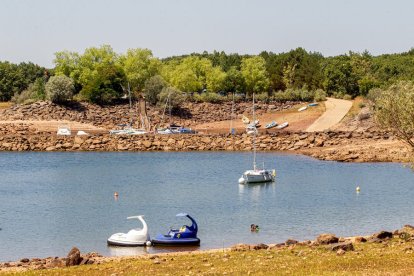 La sequía deja una estampa dramática en el embalse de la Cuerda del Pozo - MARIO TEJEDOR (19)