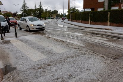 Tormenta de Granizo en Almazán. ICAL