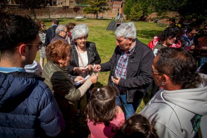 Celebración del 23 de abril en el Calaverón. MARIO TEJEDOR