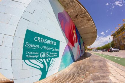 Creación del nuevo mural del Pabellón de Los pajaritos - MARIO TEJEDOR (1)