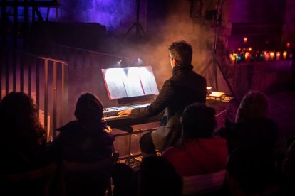 'Nosferatu', en el Festival de las Ánimas de Soria. GONZALO MONTESEGURO