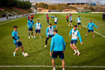 El Numancia regresará a los entrenamientos el 28 de diciembre tras el parón navideño. MARIO TEJEDOR (50)