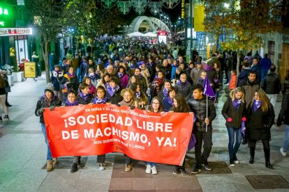 Manifestación del Día internacional para la eliminación de la violencia contra las mujeres. MARIO TEJEDOR (28)