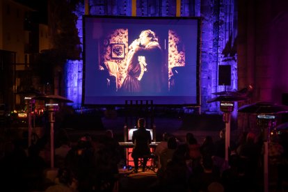 'Nosferatu', en el Festival de las Ánimas de Soria. GONZALO MONTESEGURO