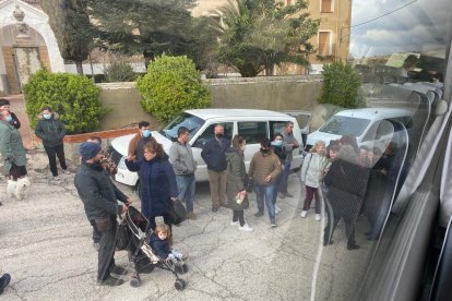 El autobus con ucranianos llega a España