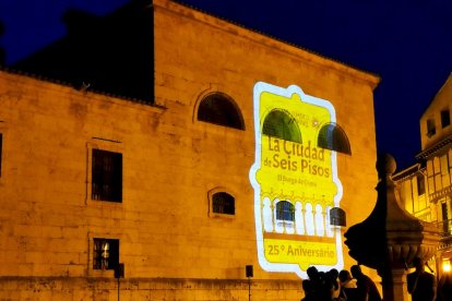 Videomapping en El burgo para conmemorar el aniversario de Las edades del hombre - ANA HERNANDO