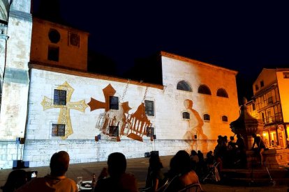 Videomapping en El burgo para conmemorar el aniversario de Las edades del hombre - ANA HERNANDO