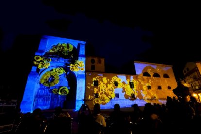 Videomapping en El burgo para conmemorar el aniversario de Las edades del hombre - ANA HERNANDO
