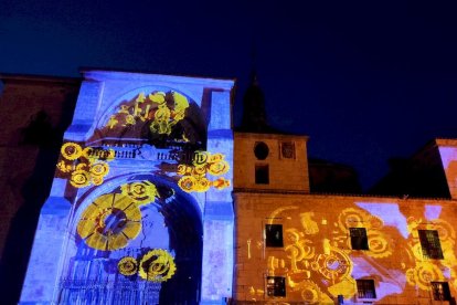 Videomapping en El burgo para conmemorar el aniversario de Las edades del hombre - ANA HERNANDO