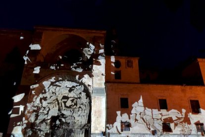 Videomapping en El burgo para conmemorar el aniversario de Las edades del hombre - ANA HERNANDO