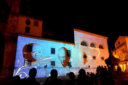 Videomapping en El burgo para conmemorar el aniversario de Las edades del hombre - ANA HERNANDO