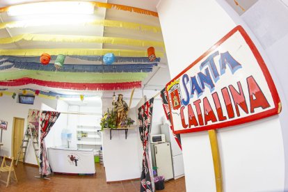 Interior de la cuadrilla de Santa Catalina en San Juan 2022. MARIO TEJEDOR
