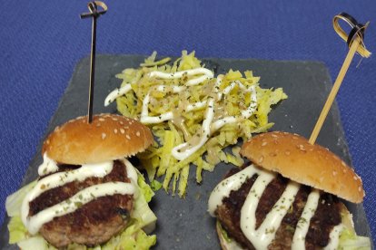 Haburguesa de boletus (Bar La Nueva Estrella)