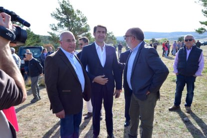 Inauguración de la feria forestal Cabforest en Cabrejas del Pinar, Soria. RAQUEL FERNÁNDEZ