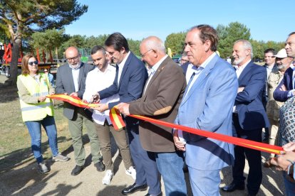 Inauguración de la feria forestal Cabforest en Cabrejas del Pinar, Soria. RAQUEL FERNÁNDEZ