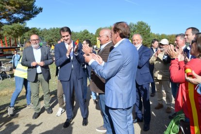 Inauguración de la feria forestal Cabforest en Cabrejas del Pinar, Soria. RAQUEL FERNÁNDEZ