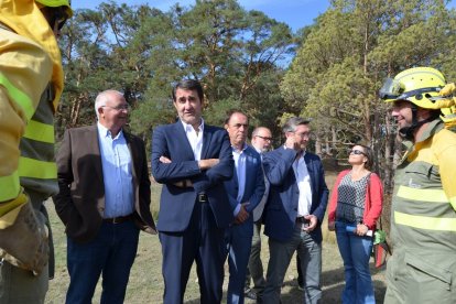 Inauguración de la feria forestal Cabforest en Cabrejas del Pinar, Soria. RAQUEL FERNÁNDEZ