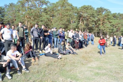 Inauguración de la feria forestal Cabforest en Cabrejas del Pinar, Soria. RAQUEL FERNÁNDEZ