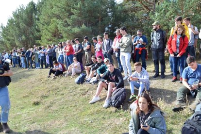 Inauguración de la feria forestal Cabforest en Cabrejas del Pinar, Soria. RAQUEL FERNÁNDEZ