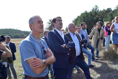 Inauguración de la feria forestal Cabforest en Cabrejas del Pinar, Soria. RAQUEL FERNÁNDEZ