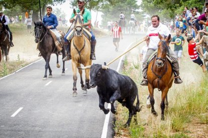 Una Saca llena de sobresaltos y hasta la bandera durante todo el recorrido.-MARIO TEJEDOR