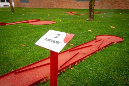 Los hoyos del minigolf de Los Royales. MARIO TEJEDOR