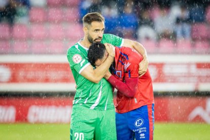 Todo el numantinismo estaba abatido tras el pitido final. MARIO TEJEDOR