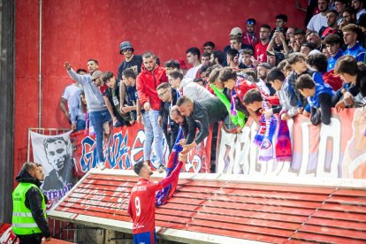 Todo el numantinismo estaba abatido tras el pitido final. MARIO TEJEDOR