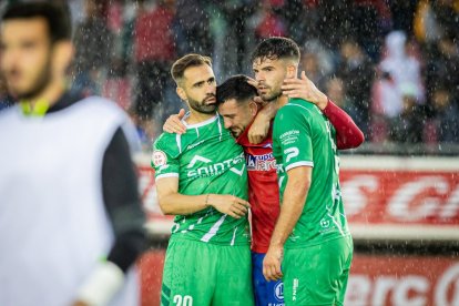 Todo el numantinismo estaba abatido tras el pitido final. MARIO TEJEDOR