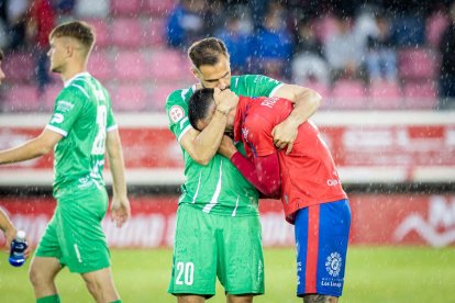 Todo el numantinismo estaba abatido tras el pitido final. MARIO TEJEDOR
