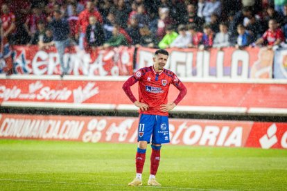 Todo el numantinismo estaba abatido tras el pitido final. MARIO TEJEDOR