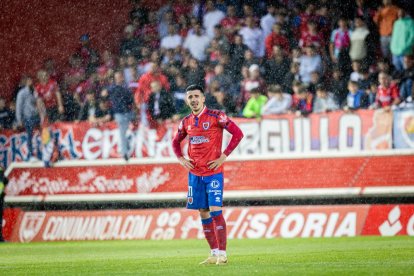 Todo el numantinismo estaba abatido tras el pitido final. MARIO TEJEDOR