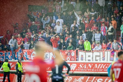 Todo el numantinismo estaba abatido tras el pitido final. MARIO TEJEDOR