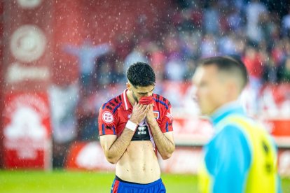 Todo el numantinismo estaba abatido tras el pitido final. MARIO TEJEDOR