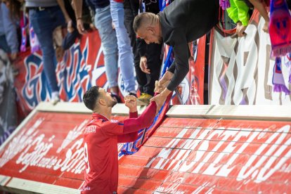 Todo el numantinismo estaba abatido tras el pitido final. MARIO TEJEDOR