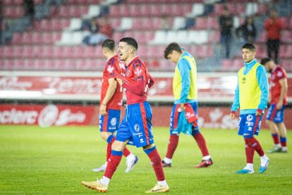 Todo el numantinismo estaba abatido tras el pitido final. MARIO TEJEDOR