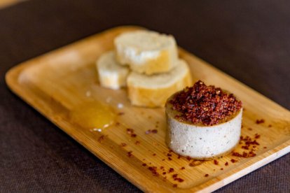 Bar Restaurante Meet Gastrobar (Hotel Alameda Centro) (Soria): El Turrón de otoño.