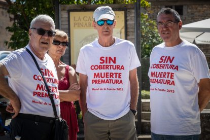 Manifestación en Muriel de la Fuente.-G. MONTEAGUDO