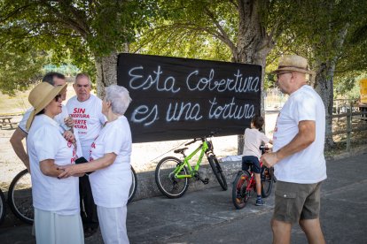 Manifestación en Muriel de la Fuente.-G. MONTEAGUDO
