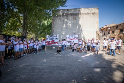 Manifestación en Muriel de la Fuente.-G. MONTEAGUDO