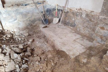 Obras en la iglesia de Santa María de Yanguas de Ágreda. HDS (15)