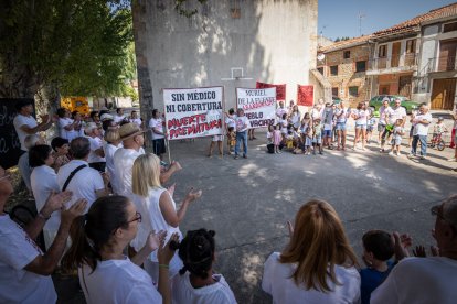 Manifestación en Muriel de la Fuente.-G. MONTEAGUDO