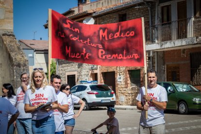 Manifestación en Muriel de la Fuente.-G. MONTEAGUDO